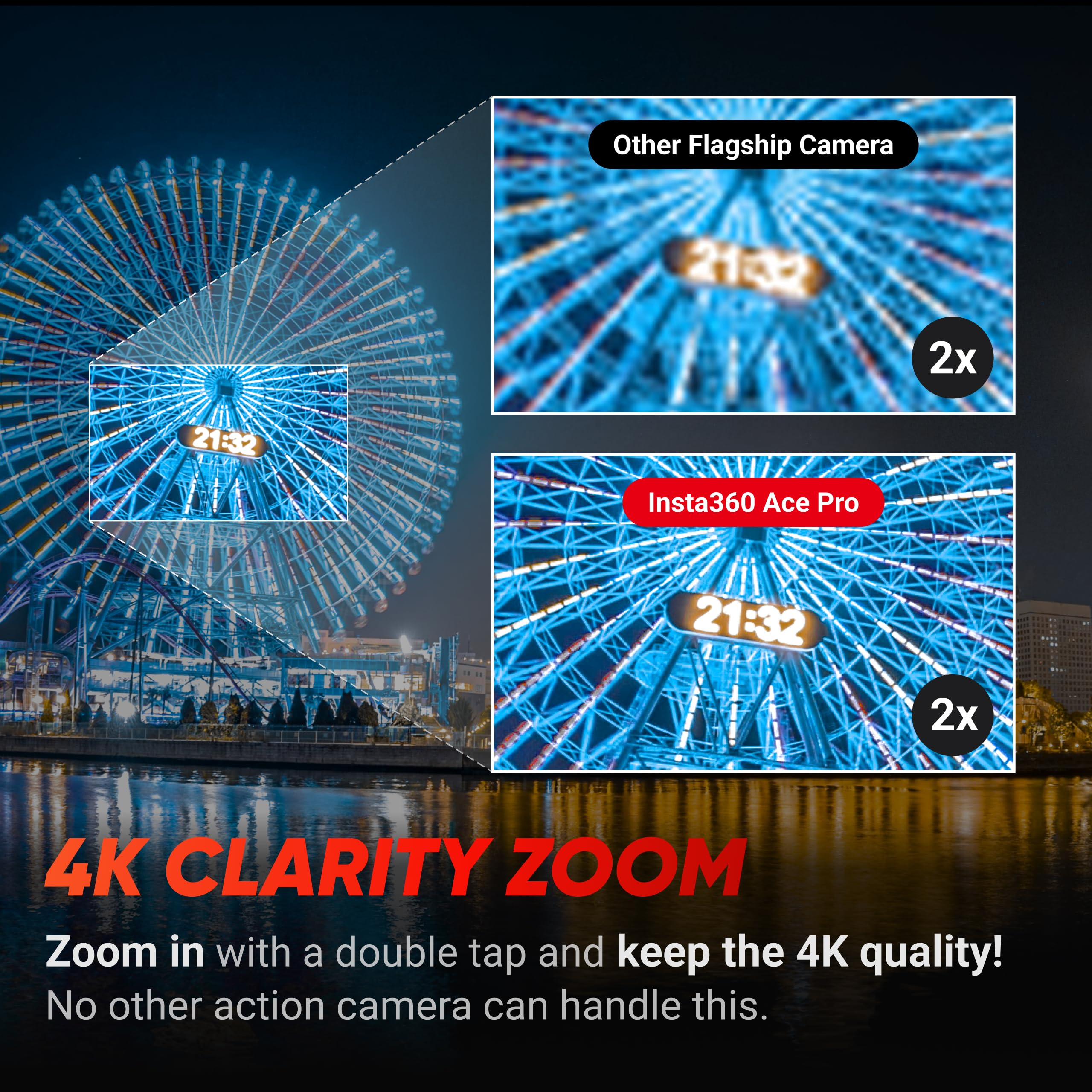 Foto 7 pulgar | Cámara De Acción Insta360 Ace Pro Impermeable 4k 120 Fps Con Leica - Venta Internacional.
