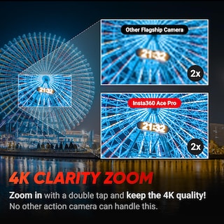 Foto 6 | Cámara De Acción Insta360 Ace Pro Impermeable 4k 120 Fps Con Leica - Venta Internacional.