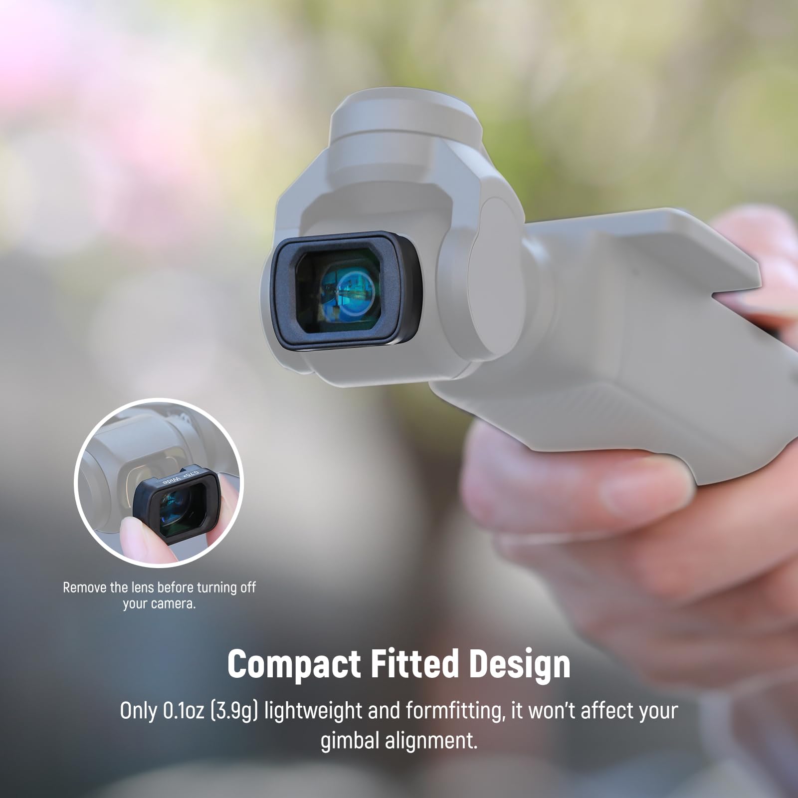 Foto 8 pulgar | Lente Gran Angular Neewer Ls-45 0.75x Para Dji Osmo Pocket 3 - Venta Internacional.