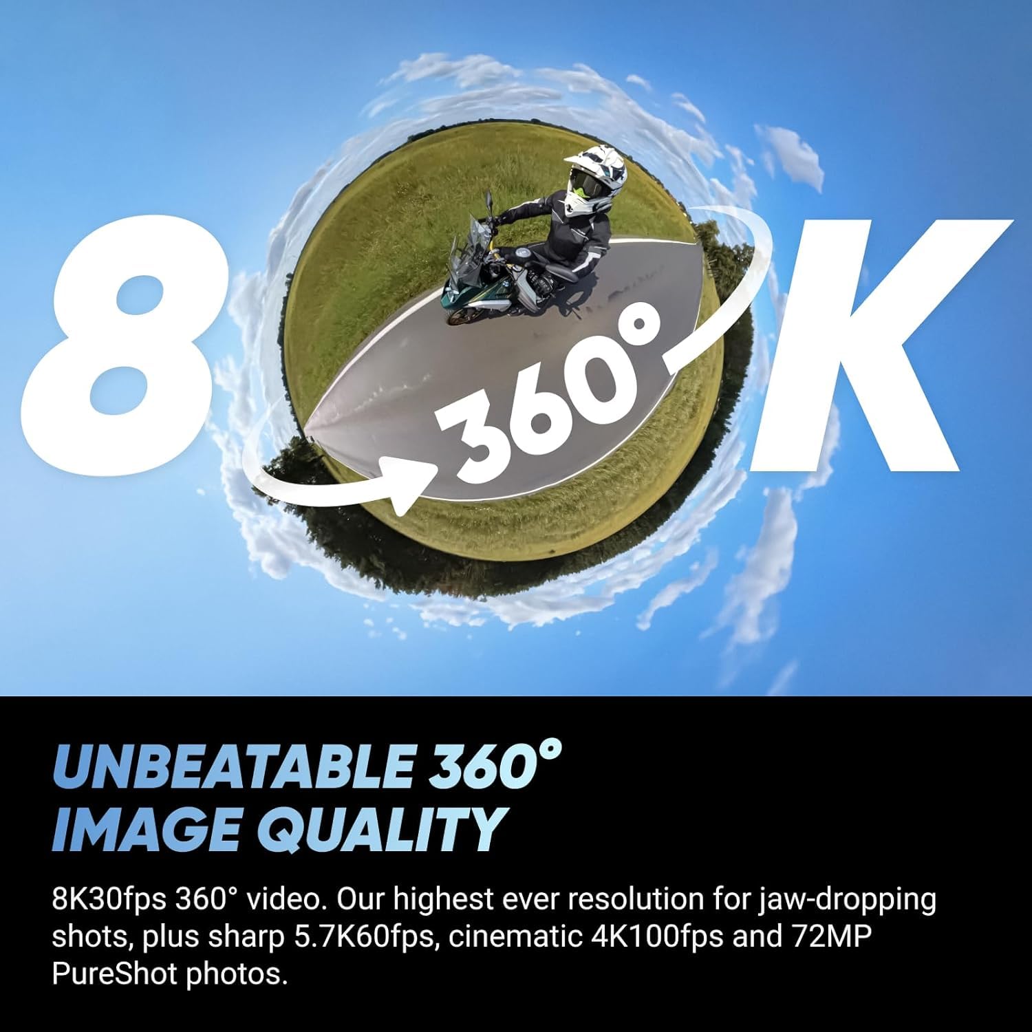 Foto 4 pulgar | Cámara De Acción Insta360 X4 Bmw Motorrad Edición Limitada 8k 360 - Venta Internacional.