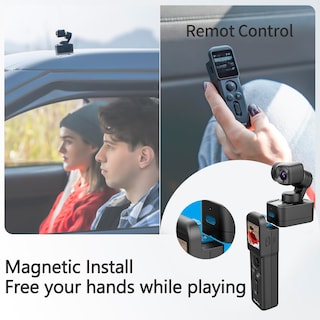 Foto 2 | Cámara De Acción Estabilizada Gimbal Feiyutech Pocket 3 4k 60 Fps - Venta Internacional.