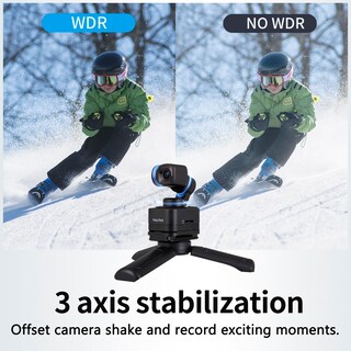 Foto 3 | Cámara De Acción Estabilizada Gimbal Feiyutech Pocket 3 4k 60 Fps - Venta Internacional.