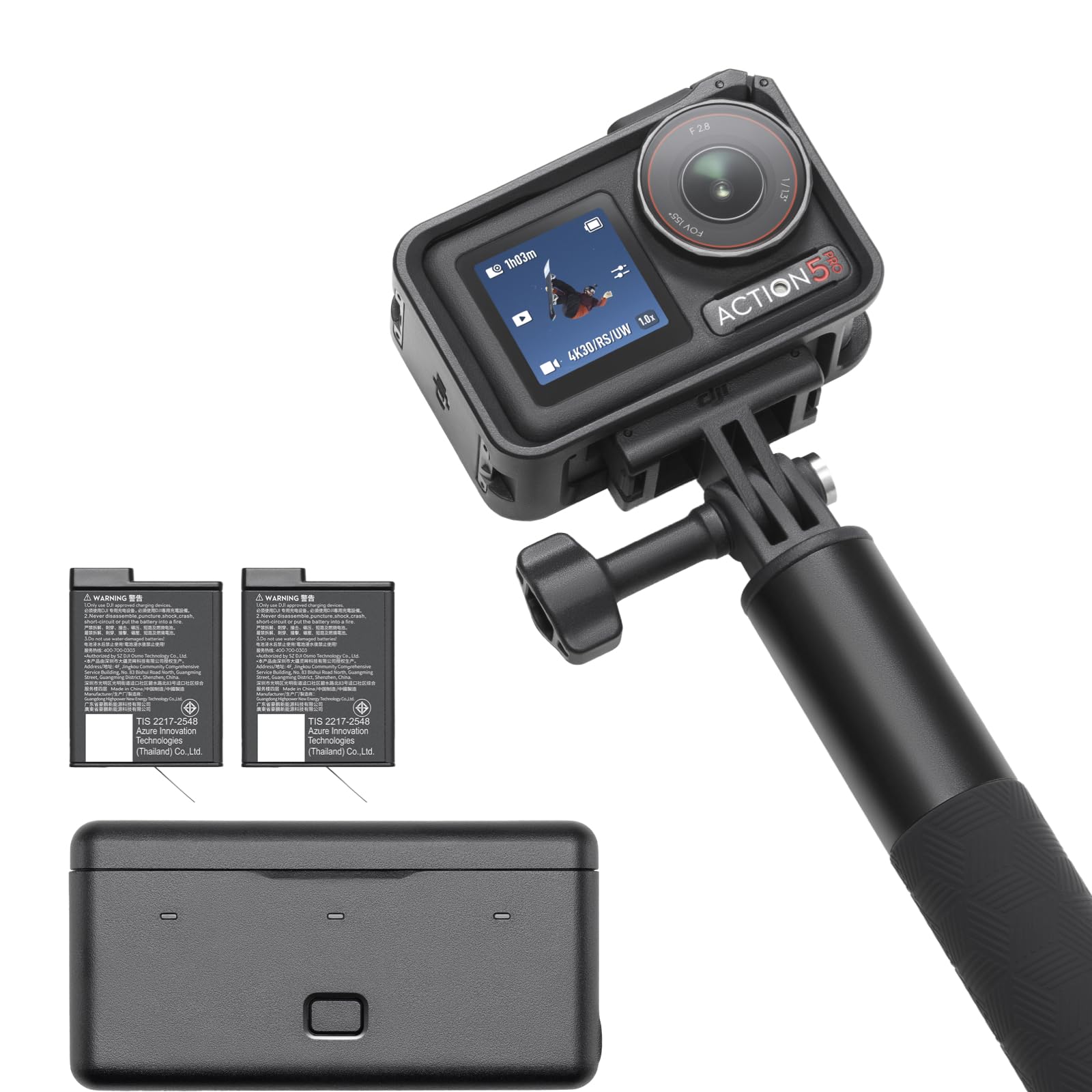 Cámara De Acción Dji Osmo Action 5 Pro Adventure 4k 12h Batería - Venta Internacional.
