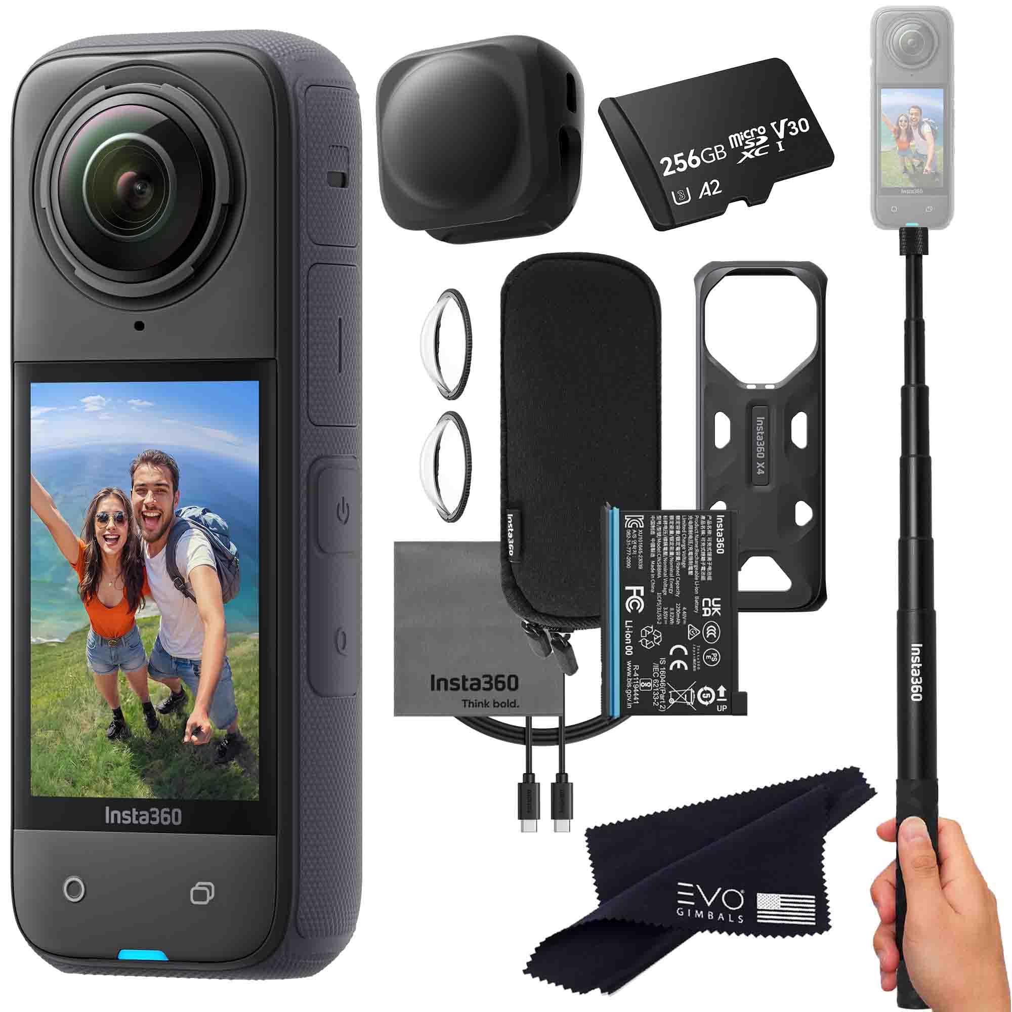 Cámara De Acción 360 Insta360 X4 8k A Prueba De Agua Con 256 Gb - Venta Internacional.