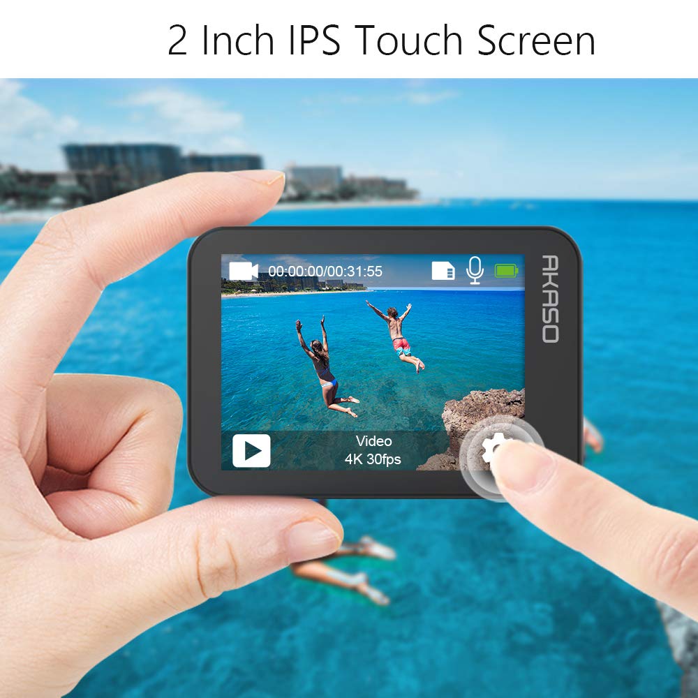 Foto 4 pulgar | Cámara De Acción Akaso V50x Native 4k 30 Fps Wifi Con Eis De 131 Pies - Venta Internacional.