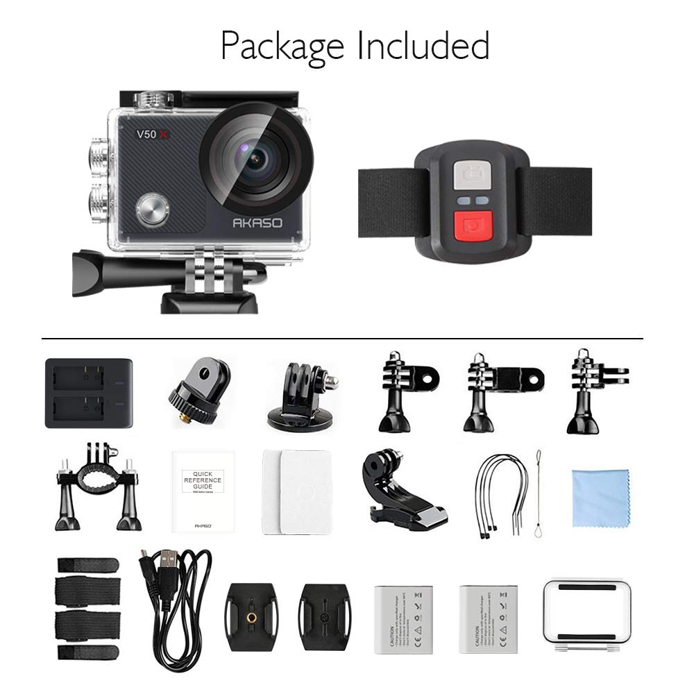 Foto 8 pulgar | Cámara De Acción Akaso V50x Native 4k 30 Fps Wifi Con Eis De 131 Pies - Venta Internacional.