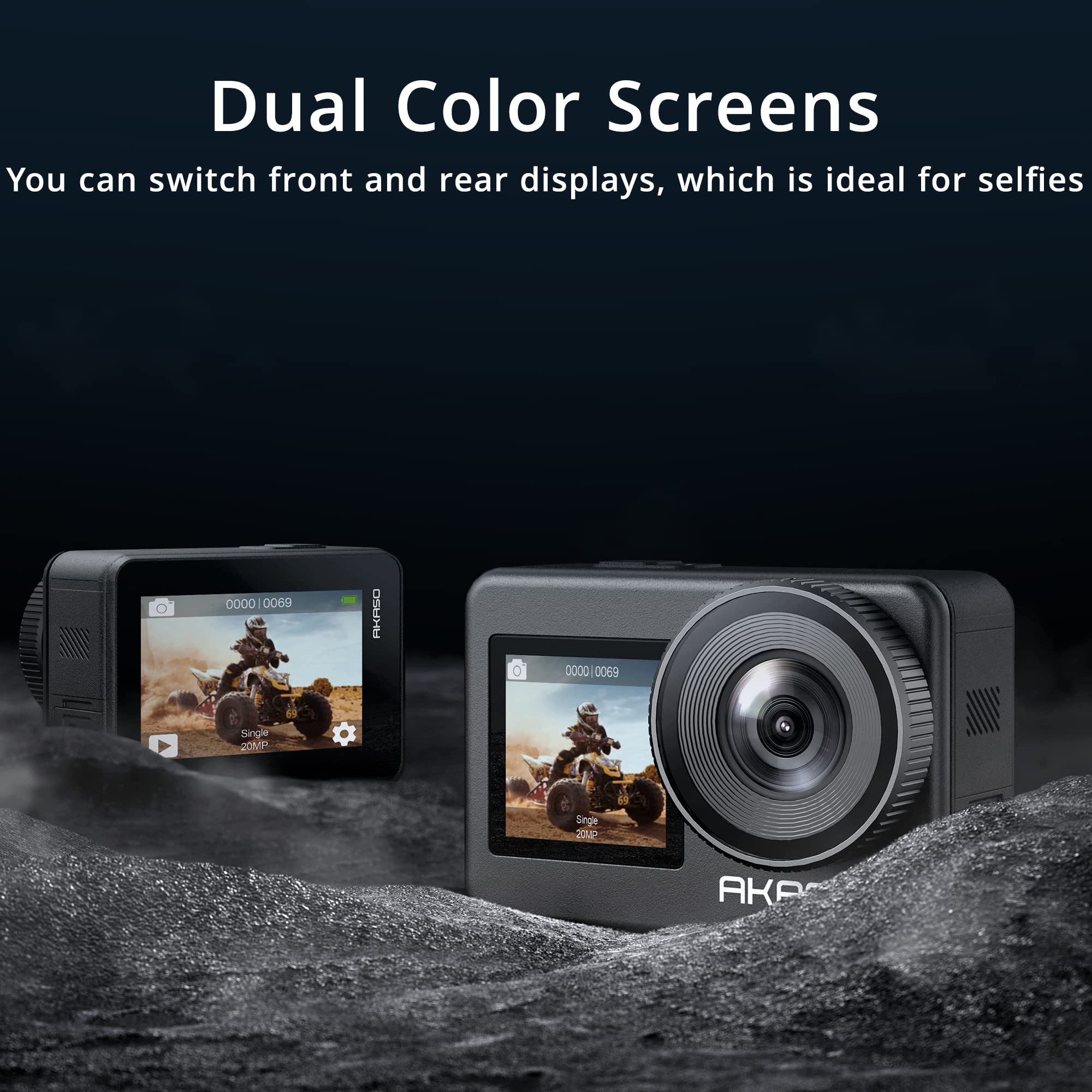 Foto 4 pulgar | Cámara De Acción Akaso Brave 7 4k  30 Fps  20 Mp  Wifi Ipx8  10 M  Resistente Al Agua - Venta Internacional.