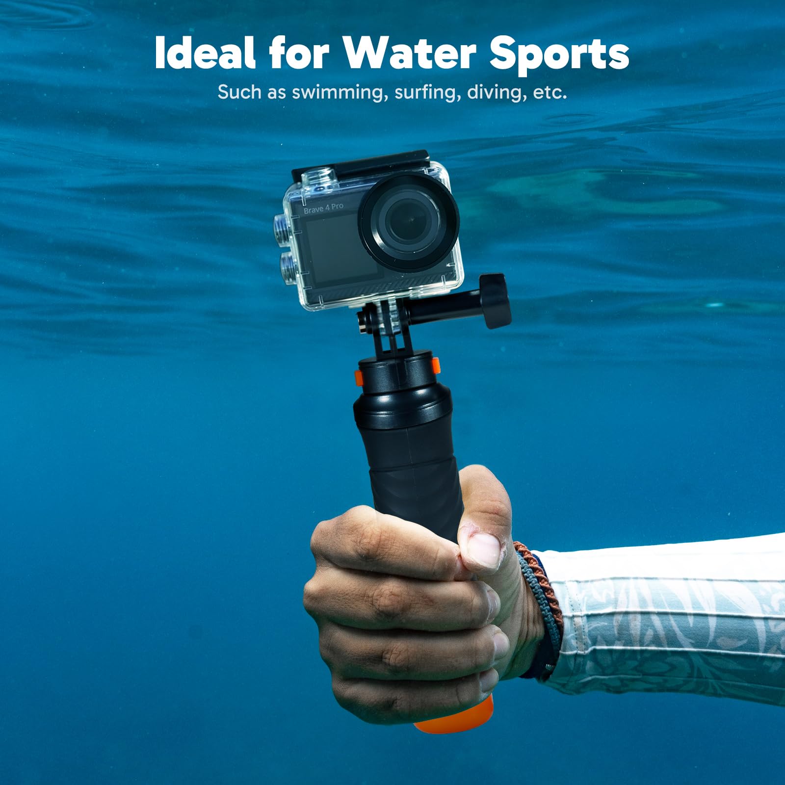 Foto 6 | Cámara De Acción Akaso Brave 4 Pro 20mp 4k30 Eis 131 Pies Impermeable - Venta Internacional.