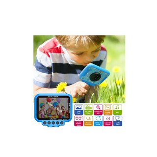 Foto 2 | Cámara Digital Malubero para Niños con Ampliación 60x Tarjeta TF de 16 Gb color Azul