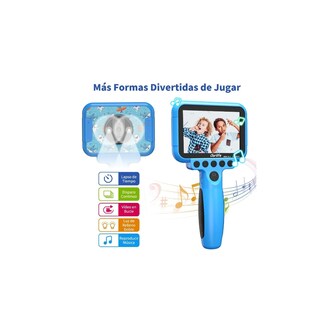 Foto 3 | Cámara Digital Malubero para Niños con Ampliación 60x Tarjeta TF de 16 Gb color Azul