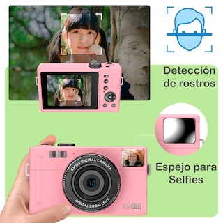 Foto 4 | Cámara Digital Vak Cdr1 Lcd 3" 24mp Video Efectos Pc