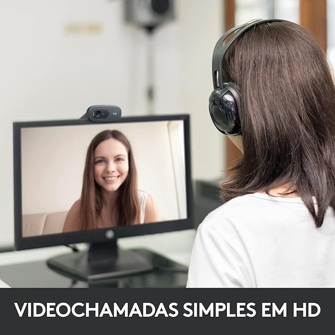 Foto 2 | Webcam HD Logitech C270 720p 30fps Negra