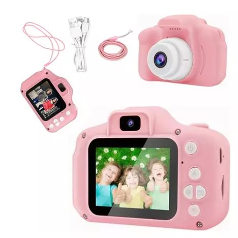 Cámara Digital Infantil De Uso Rudo Hd 1080p Rosa $785
