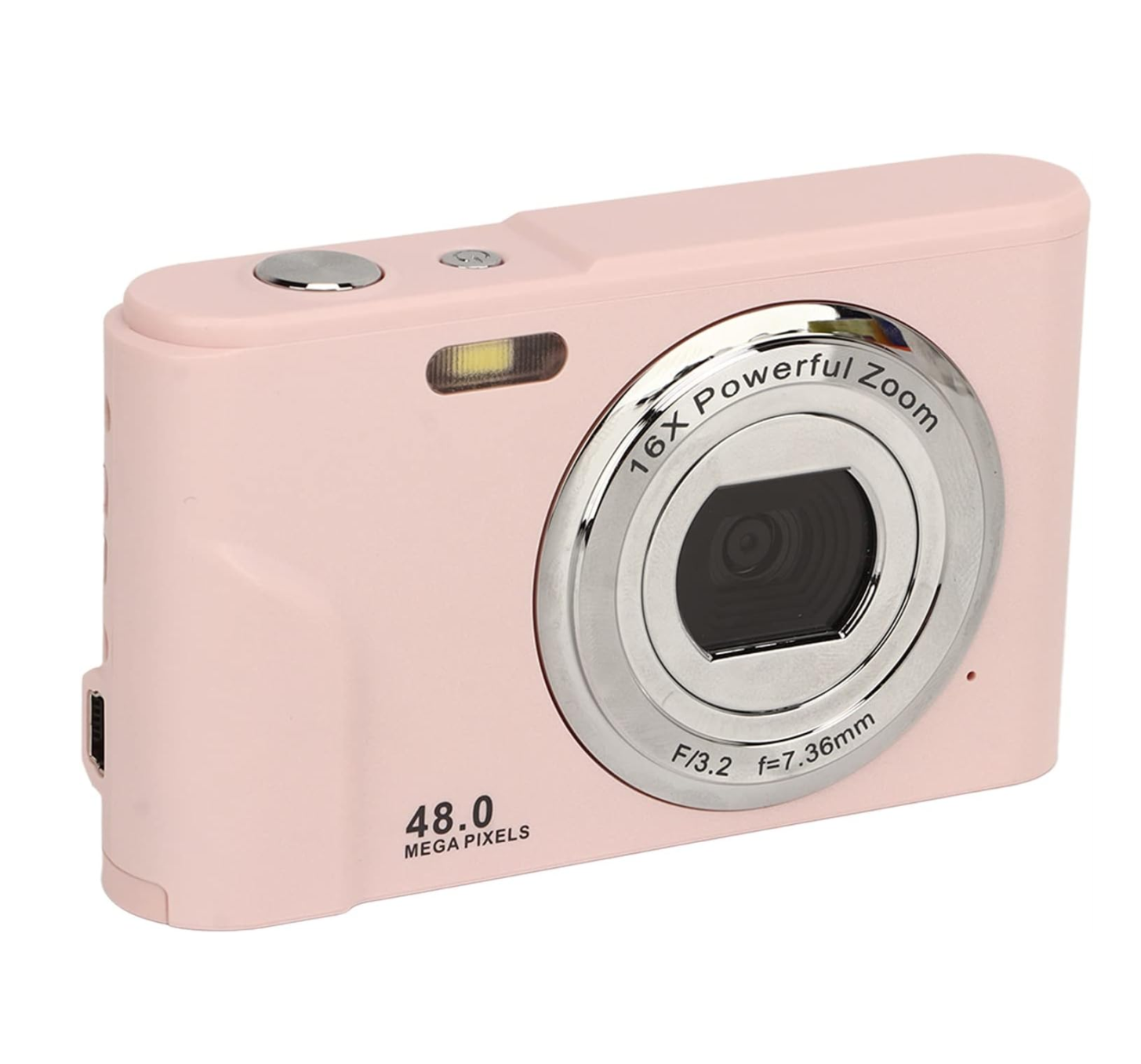 Cámara Digital Belug 1080p FHD Video Audio Webcam Principiante Rosa $1,759