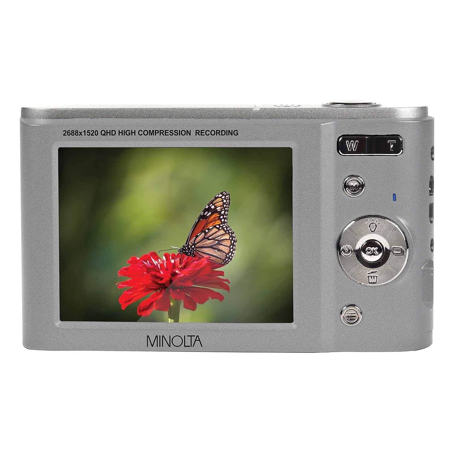 Foto 3 | Cámara Digital Minolta Mnd20 44mp/2,7k Ultra Hd Plateada - Venta Internacional.