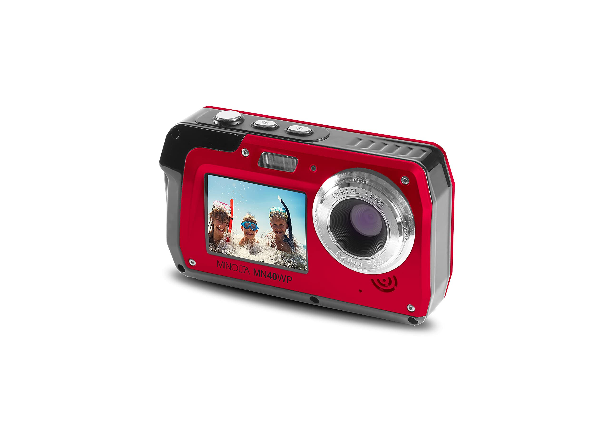 Cámara Digital Minolta Mn40wp De 48 Mp Con Doble Pantalla Impermeable - Venta Internacional.