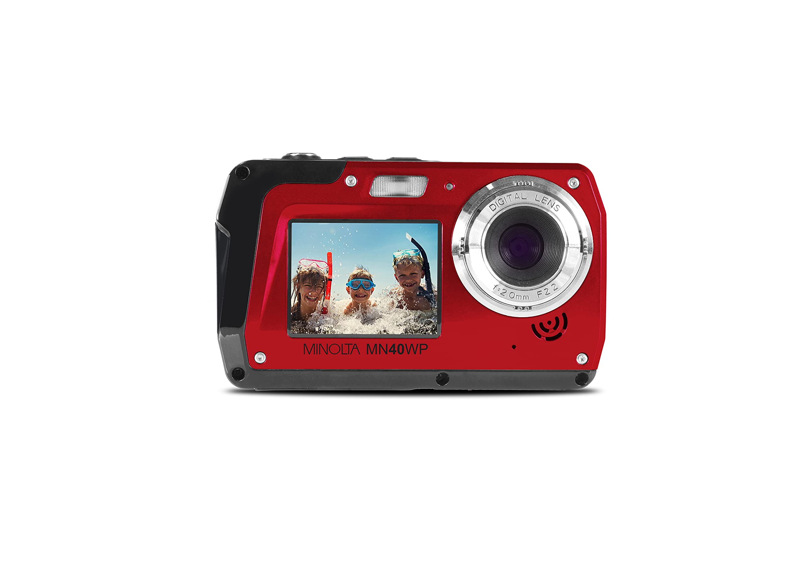 Foto 2 | Cámara Digital Minolta Mn40wp De 48 Mp Con Doble Pantalla Impermeable - Venta Internacional.