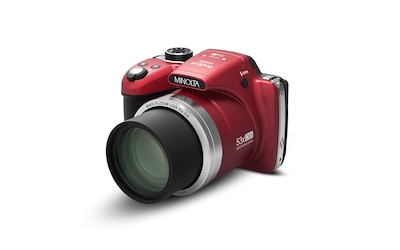 Foto 3 | Cámara Digital Minolta Pro Shot 16mp 53x Zoom 1080p Hd Roja - Venta Internacional.