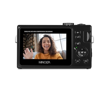 Foto 3 | Cámara Minolta Mnd25 De 48 Mp Con Enfoque Automático 4k Ultra Hd Con Espejo Para Selfies - Venta Internacional.