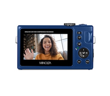 Foto 3 | Cámara Minolta Mnd25 De 48 Mp Con Enfoque Automático 4k Ultra Hd Con Espejo Para Selfies - Venta Internacional.