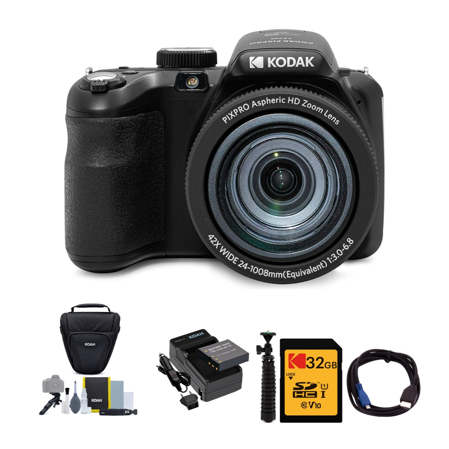 Foto 1 | Cámara Digital Kodak Pixpro Az425 Astro Zoom 20mp Con Accesorio - Venta Internacional.