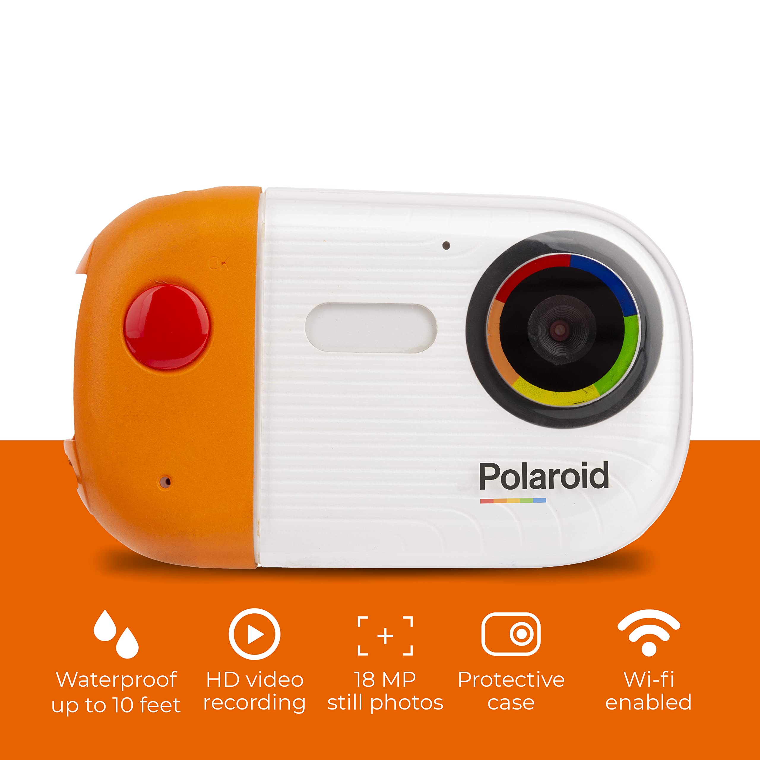 Foto 2 | Cámara Submarina Polaroid De 18 Mp, 4k Uhd, Resistente Al Agua, 10 M, Con Pantalla Lcd - Venta Internacional.