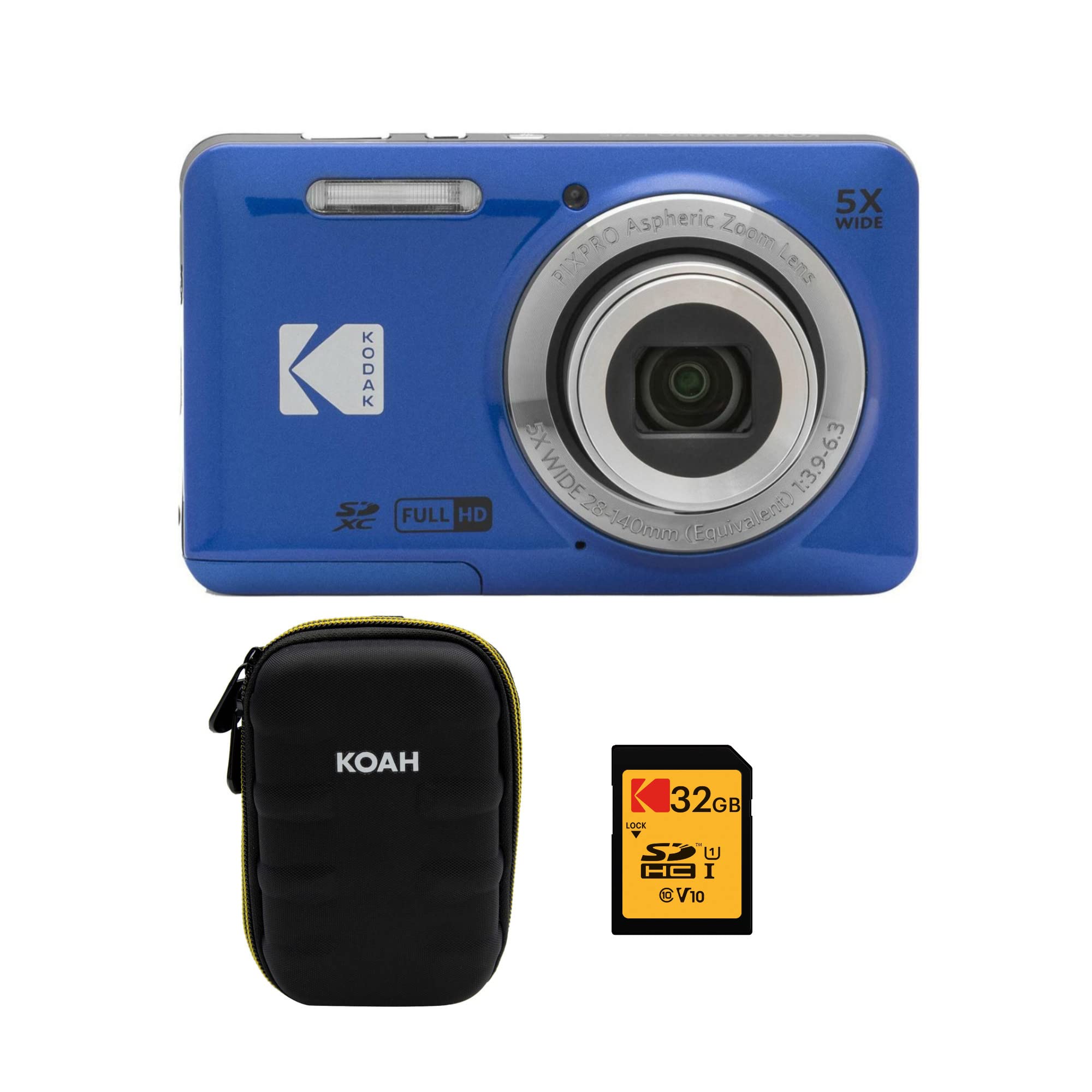 Cámara Digital Kodak Pixpro Friendly Zoom Fz55-bl 16mp Azul - Venta Internacional.