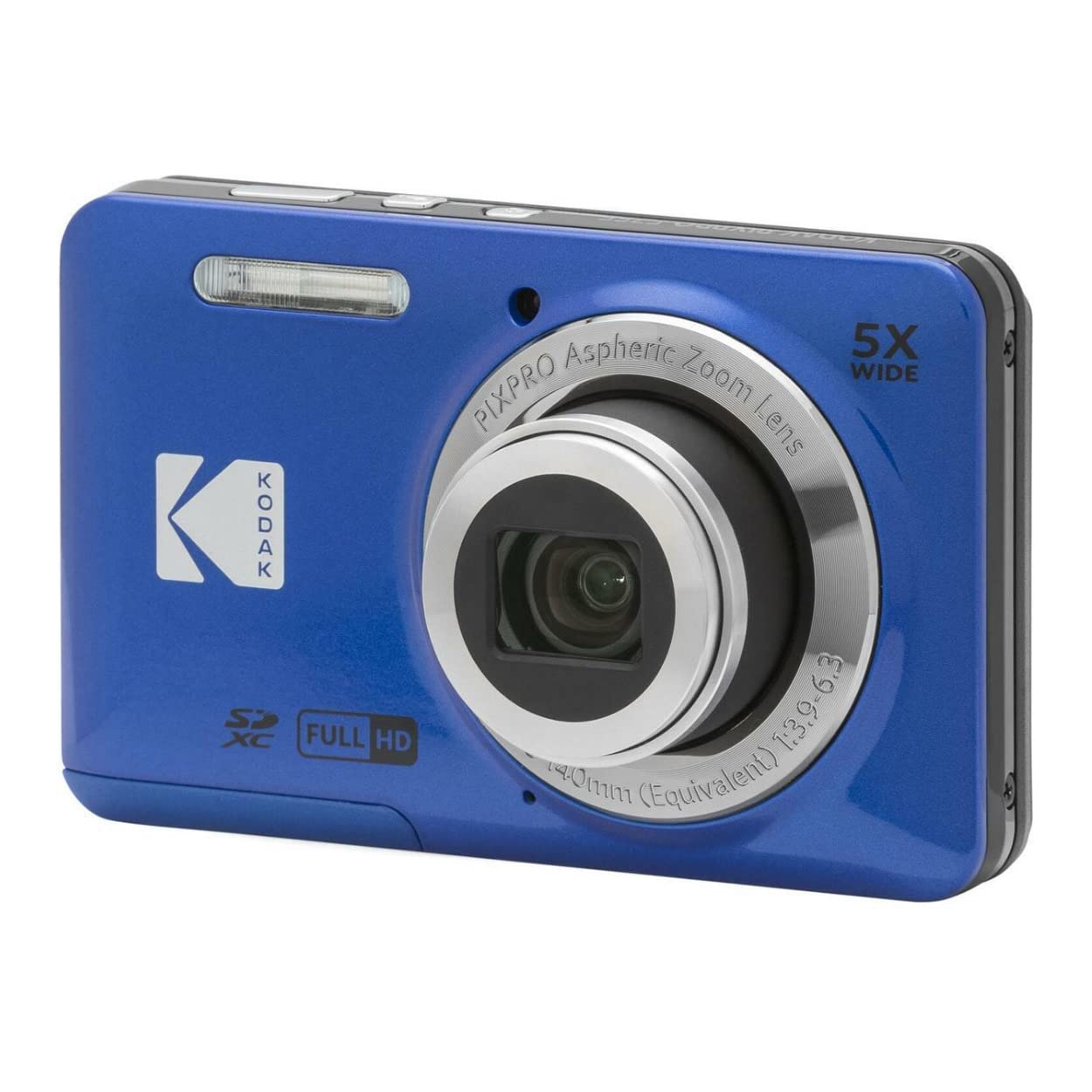 Foto 6 | Cámara Digital Kodak Pixpro Friendly Zoom Fz55-bl 16mp Azul - Venta Internacional.