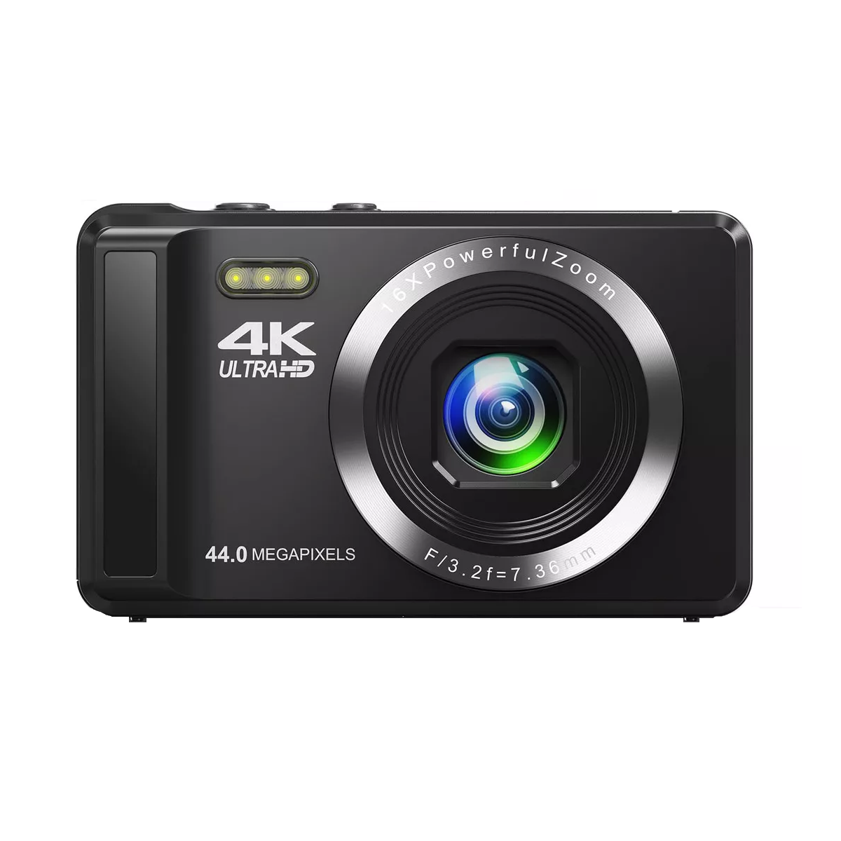 Foto 1 | Cámara Digital 4k 64mp Recargable Eo Safe Imports Esi-15383 Negro