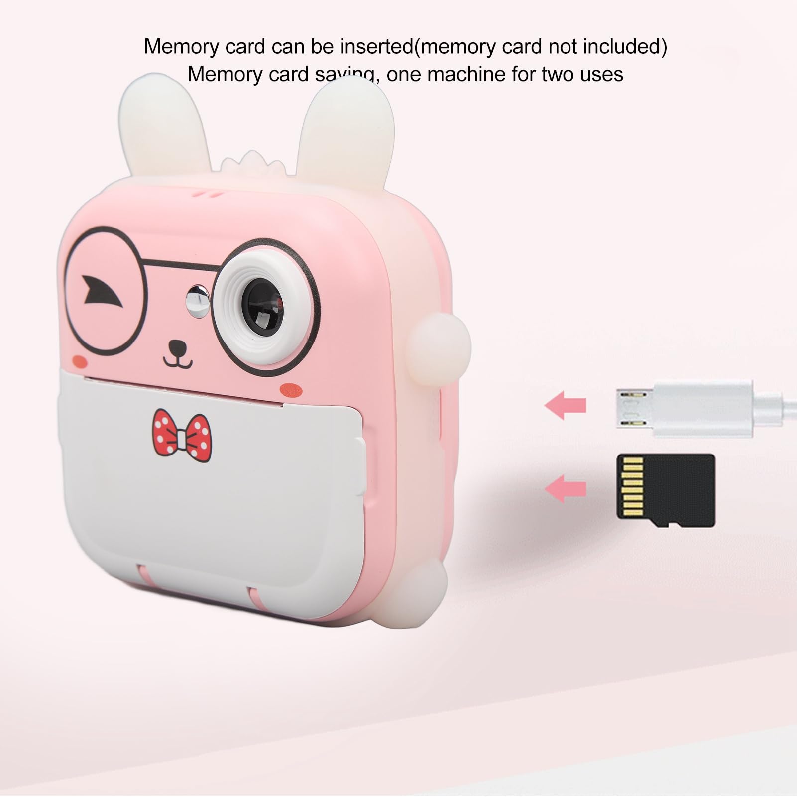 Foto 2 | Cámara Infantil Cute Print De 24 Mp Con Zoom Múltiple Smart Kids - Venta Internacional.