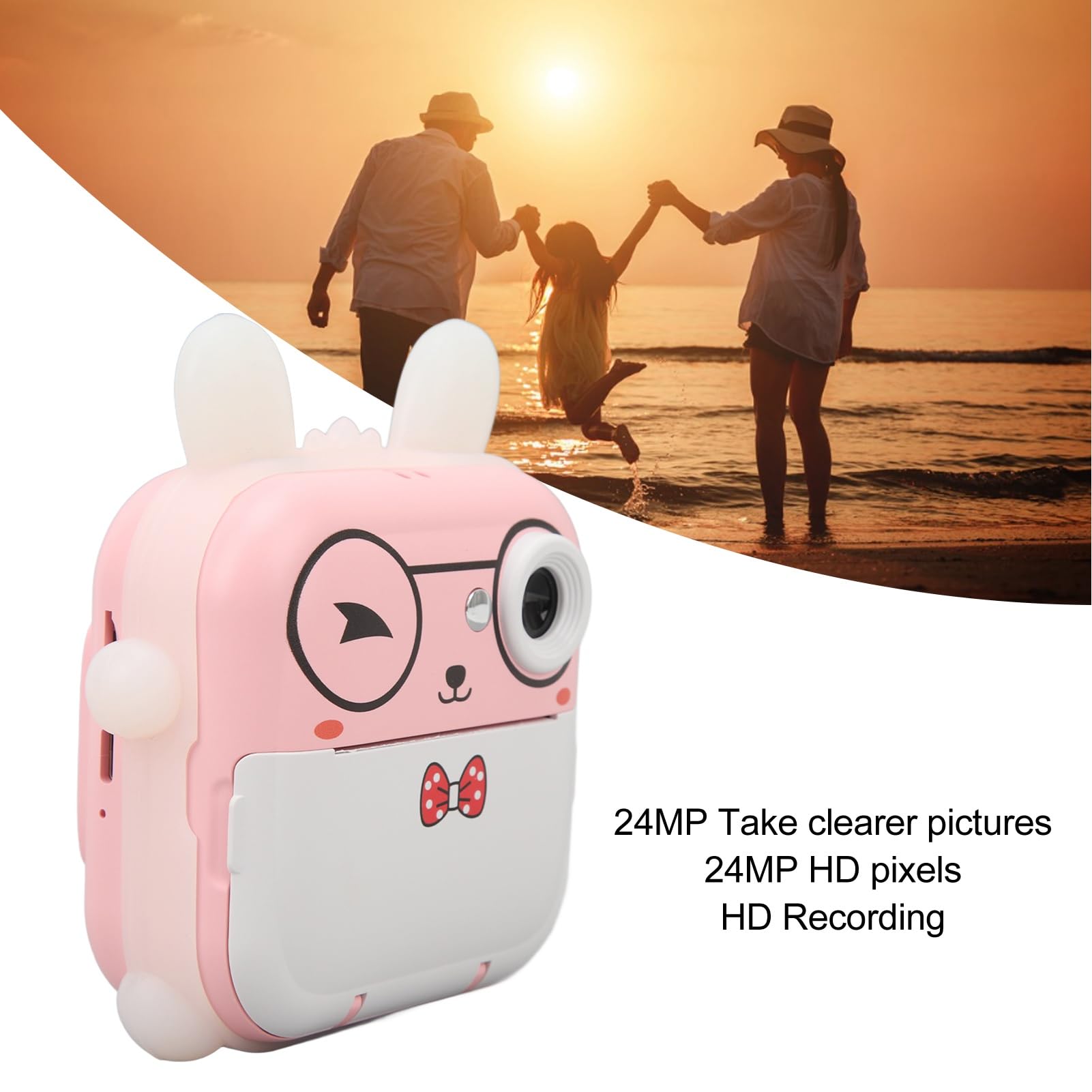 Foto 4 pulgar | Cámara Infantil Cute Print De 24 Mp Con Zoom Múltiple Smart Kids - Venta Internacional.