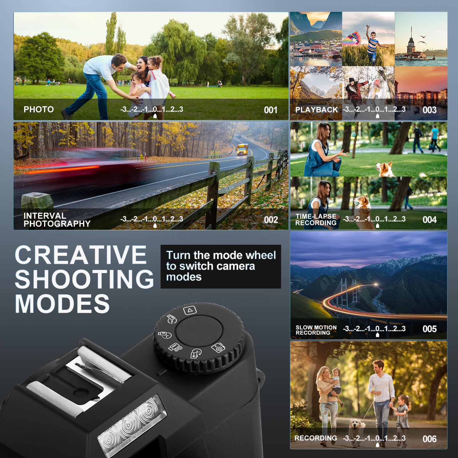 Foto 3 | Cámara Digital Genérica 4k 48mp Para Vlogs Con Pantalla Abatible Wifi - Venta Internacional.