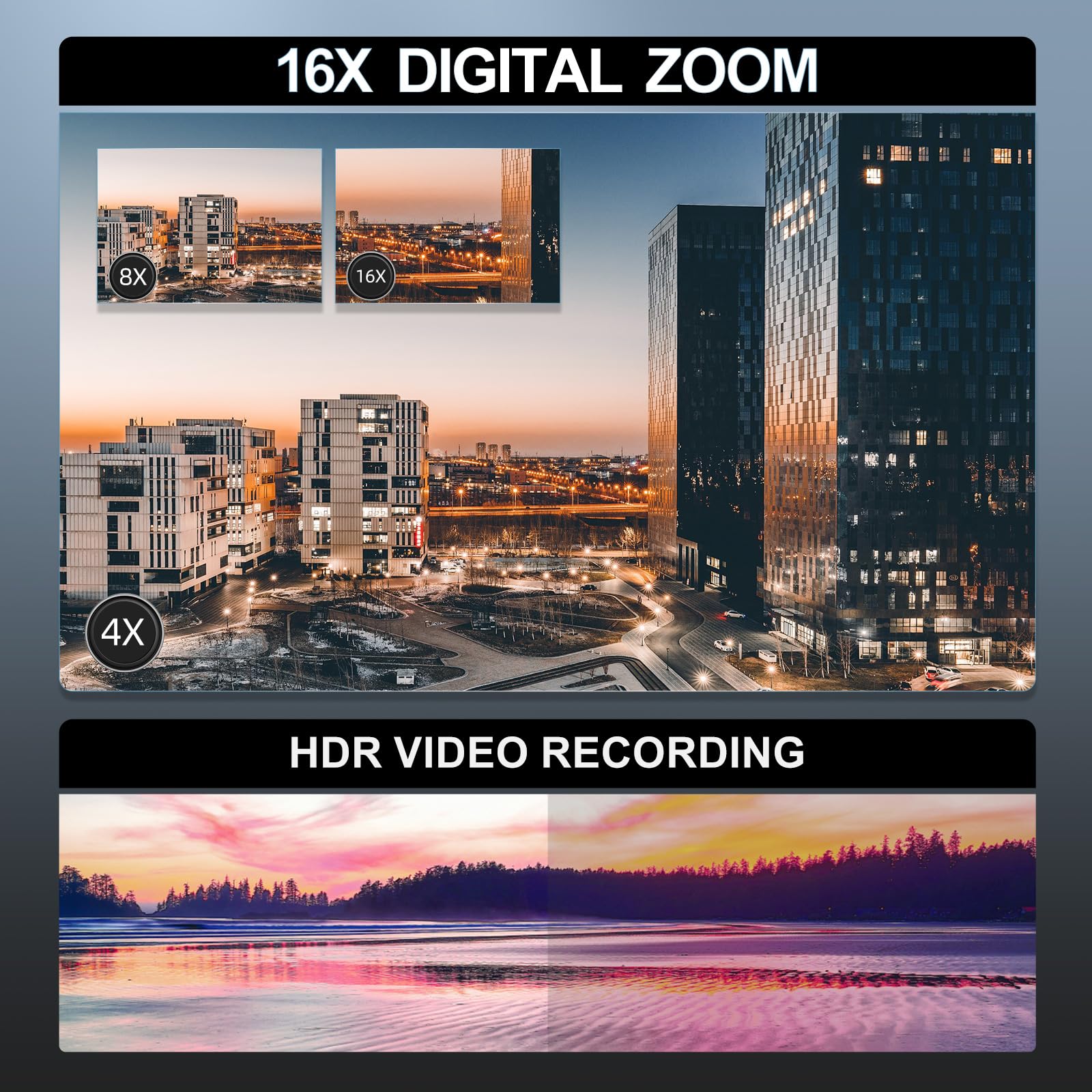 Foto 4 | Cámara Digital Genérica 4k 48mp Para Vlogs Con Pantalla Abatible Wifi - Venta Internacional.