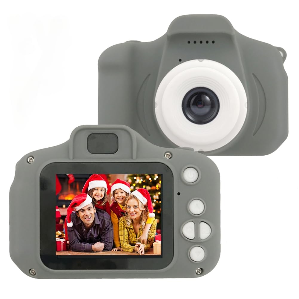 Foto 1 | Cámara Digital De Regalo Para Niños Con Pantalla Hd 1080p, Gris, Con Tarjeta De 32 Gb - Venta Internacional.