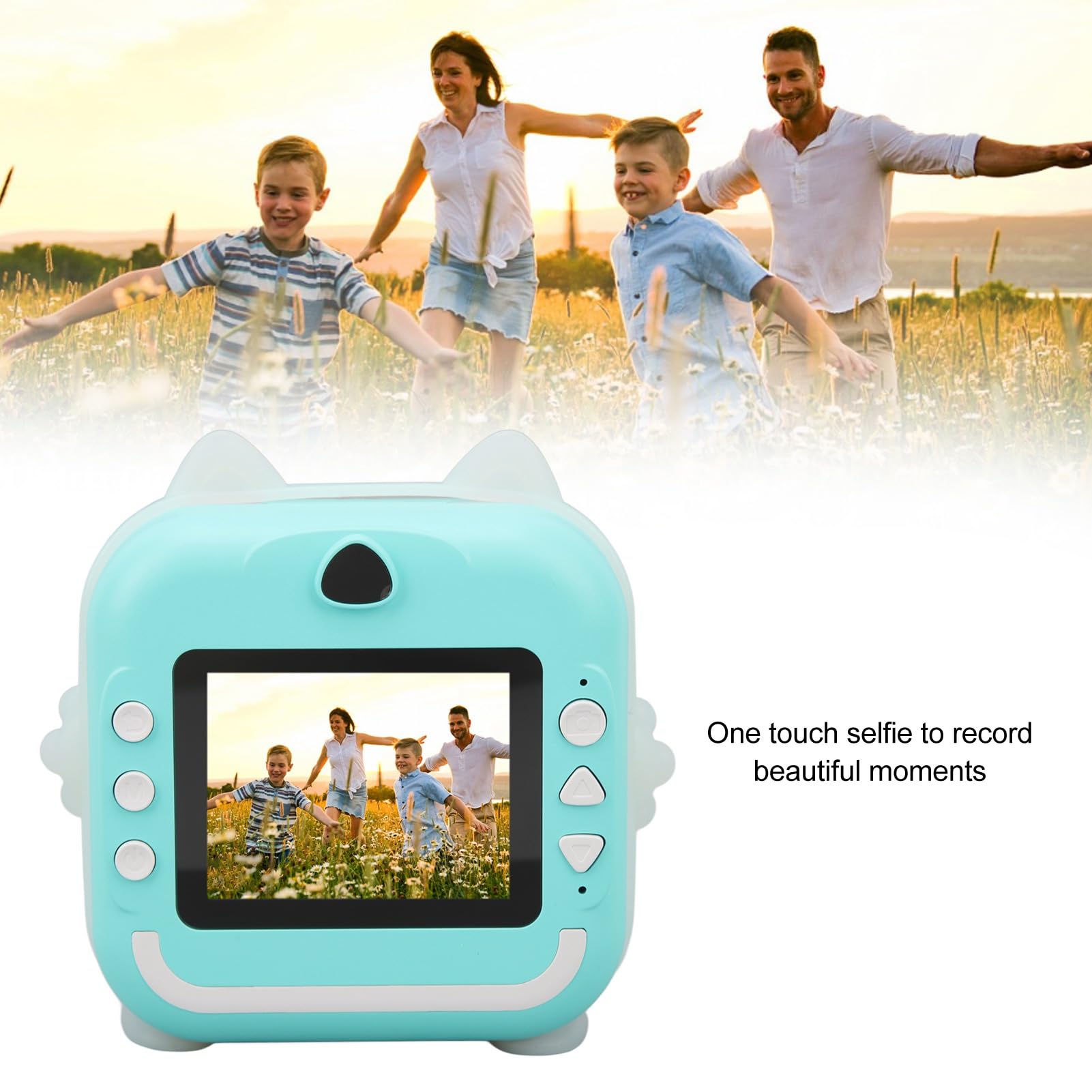 Foto 3 pulgar | Cámara Infantil Con Estampado Bonito, 24 Mp, Zoom Múltiple, Smart Kids, Azul - Venta Internacional.
