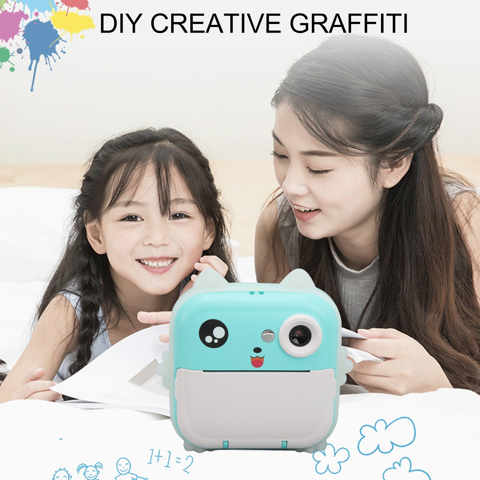 Foto 4 pulgar | Cámara Infantil Con Estampado Bonito, 24 Mp, Zoom Múltiple, Smart Kids, Azul - Venta Internacional.