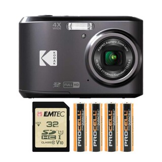 Foto 1 | Cámara Digital Kodak Pixpro Fz45 Negra Con Tarjeta Sdhc De 32 Gb - Venta Internacional.