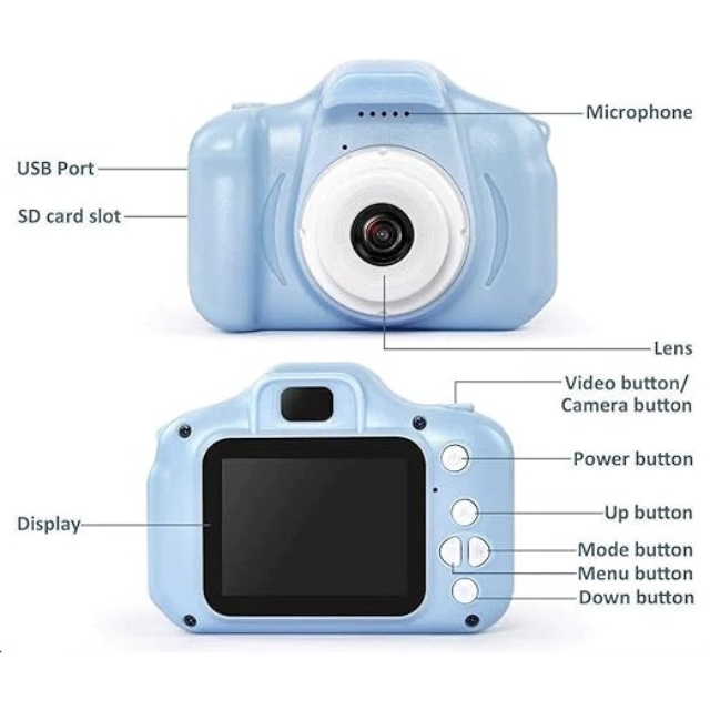 Foto 5 pulgar | Cámara Digital Genérica Miniportátil Para Niños Con 32 Gb De Tf Para Coche - Venta Internacional.