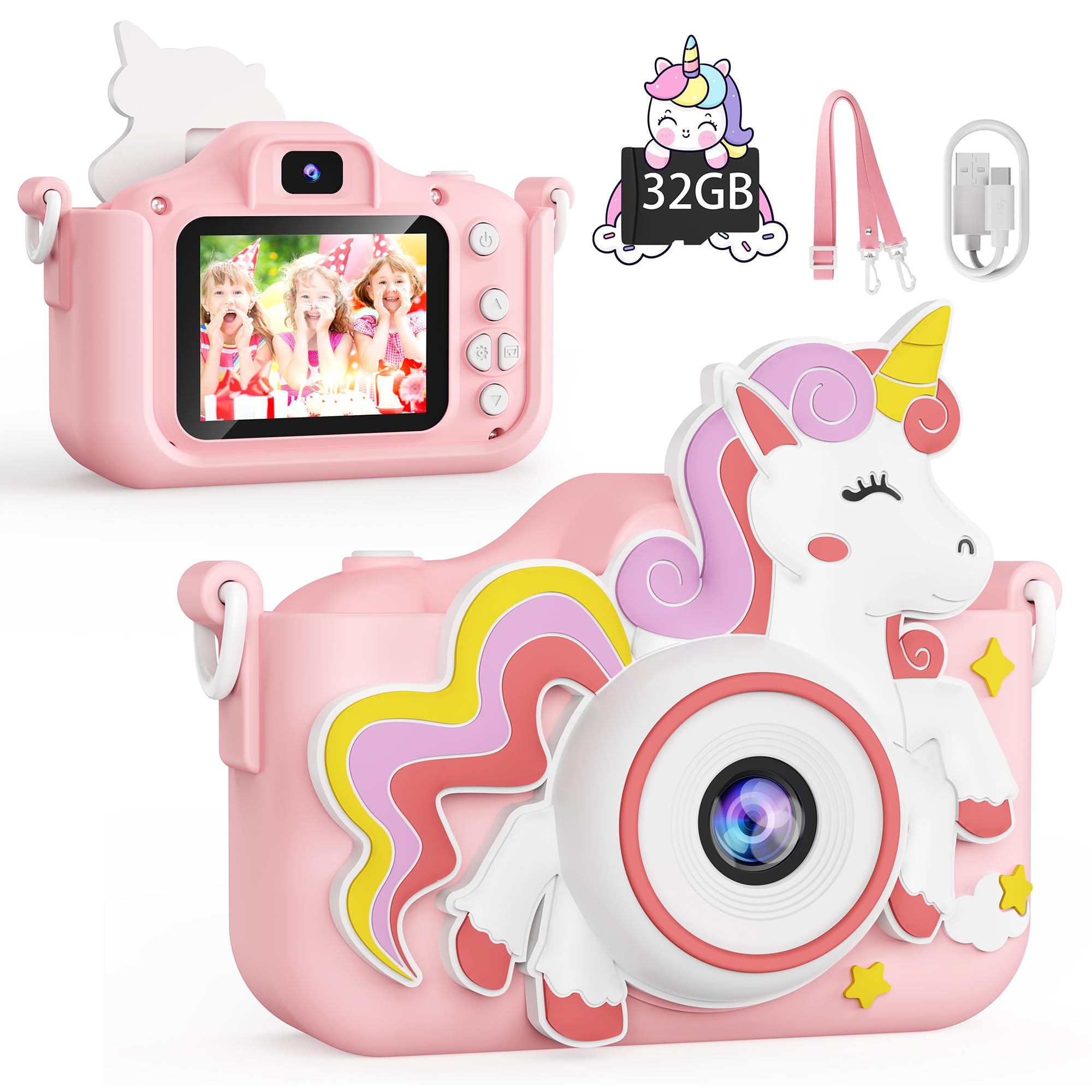 Foto 2 pulgar | Cámara Kokodi Digital Para Niños, 48 Mp, 1080p Hd, 32 Gb, Tarjeta Sd - Venta Internacional.