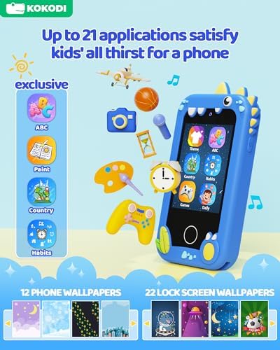 Foto 7 pulgar | Teléfono Inteligente Pretend Toy Kokodi Kokodi con Cámara - Venta Internacional