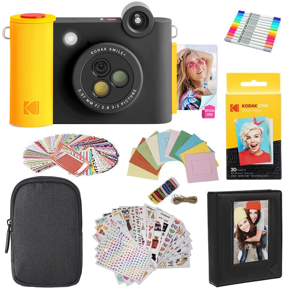 Cámara Digital De Impresión Instantánea E Impresora Fotográfica Kodak Smile+ - Venta Internacional.