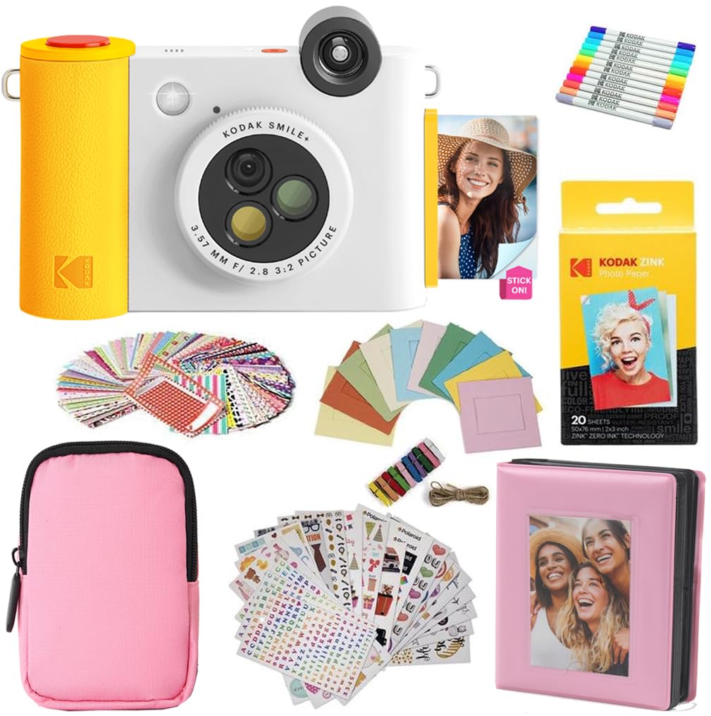 Cámara Digital De Impresión Instantánea E Impresora Fotográfica Kodak Smile+ - Venta Internacional.