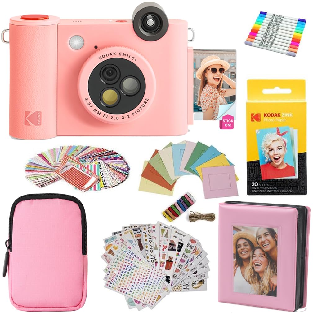 Foto 1 | Cámara Digital De Impresión Instantánea E Impresora Fotográfica Kodak Smile+ - Venta Internacional.