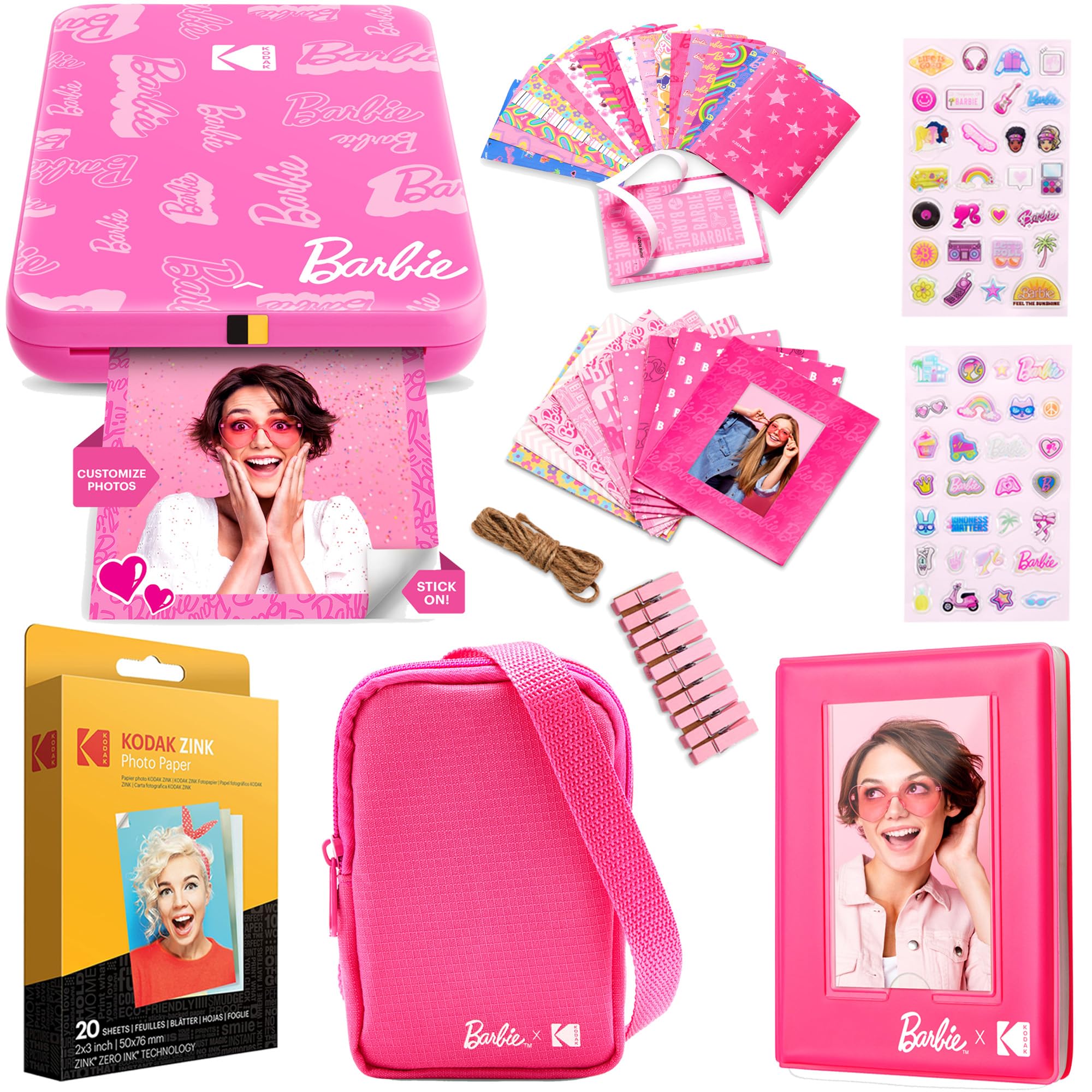 Foto 2 pulgar | Impresora Fotográfica Kodak X Barbie Step Slim Wireless + Bundle - Venta Internacional.