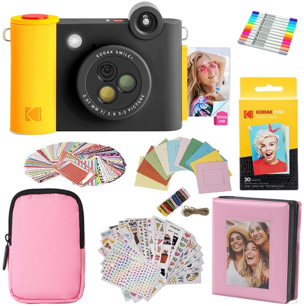 Cámara Digital De Impresión Instantánea E Impresora Fotográfica Kodak Smile+ - Venta Internacional.