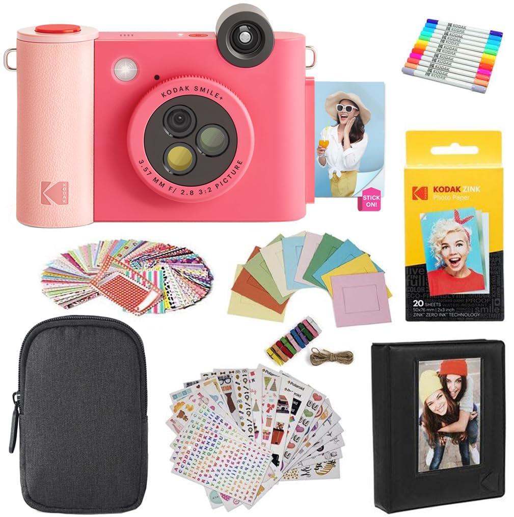 Cámara E Impresora Digital De Impresión Instantánea Kodak Smile+ 2 En 1 - Venta Internacional.