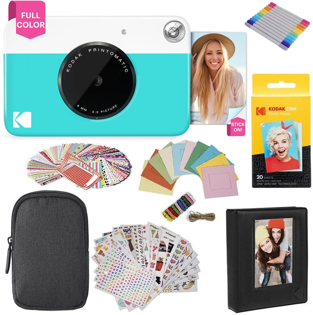 Foto 1 | Cámara Digital Kodak Printomatic De 5 Mp Con Funda Y Paquete De 20 Hojas - Venta Internacional.