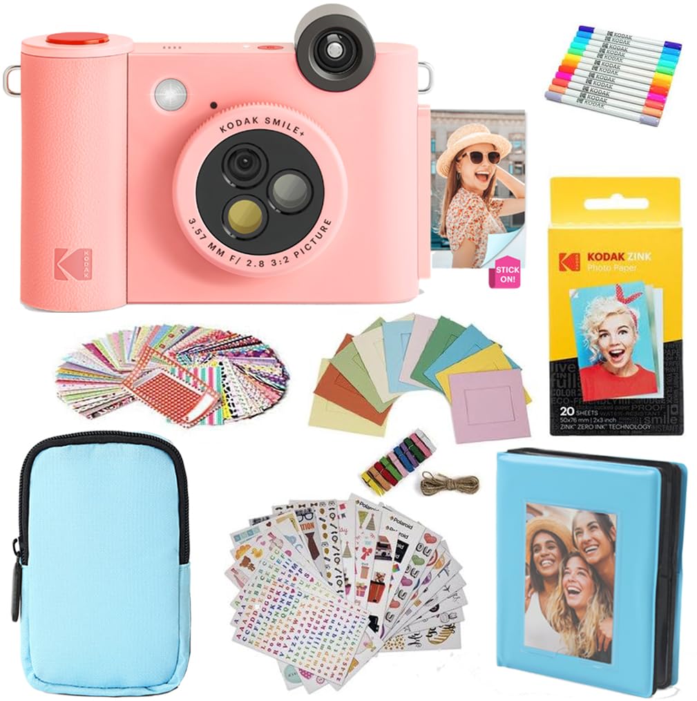 Foto 1 | Cámara Digital De Impresión Instantánea E Impresora Fotográfica Kodak Smile+ - Venta Internacional.
