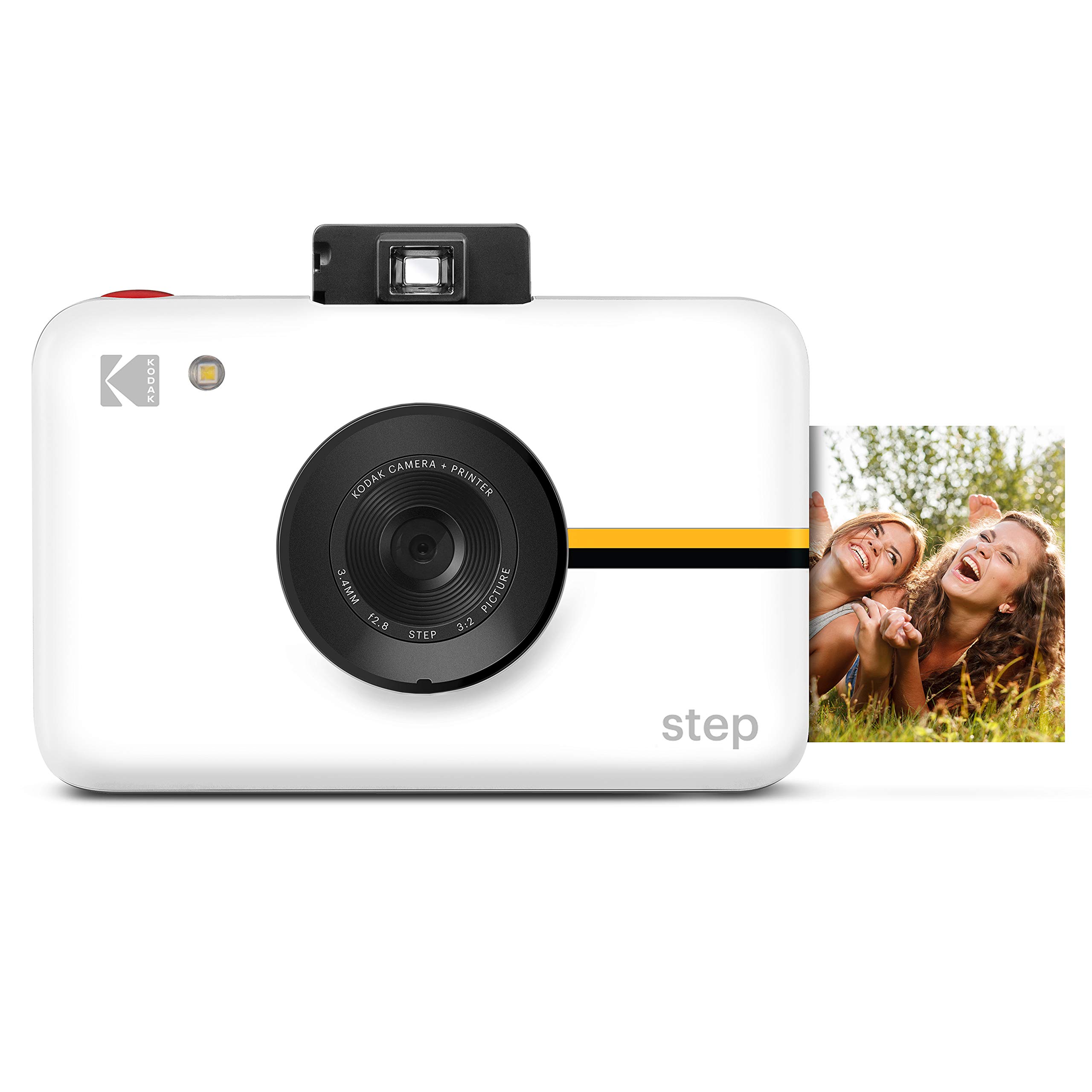 Foto 2 pulgar | Cámara Instantánea Kodak Step Con Sensor De Imagen De 10 Mp, Color Blanco - Venta Internacional.