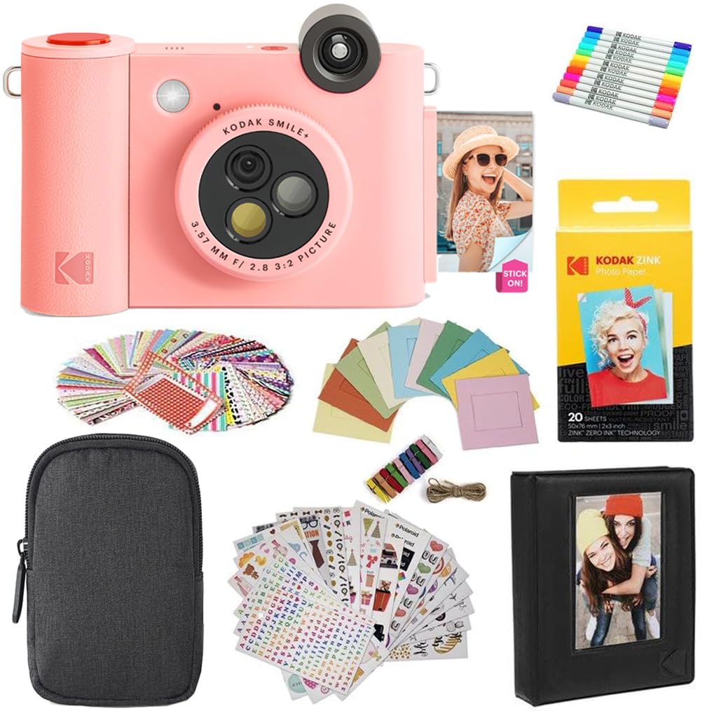 Foto 1 | Cámara Digital De Impresión Instantánea E Impresora Fotográfica Kodak Smile+ - Venta Internacional.